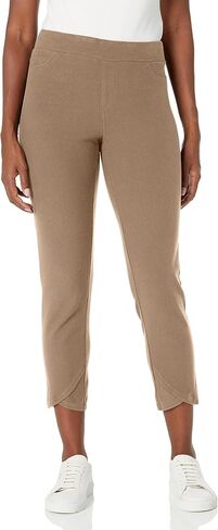 SLIM-SATION Women's Pull on 28 Inch Five Pocket Solid Twill Knit Ankle Jean in Saudi Arabia