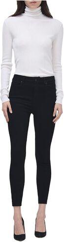 7 For All Mankind Women's Aubrey Mid-Waist Skinny Jeans, Rinse, 24 in Saudi Arabia