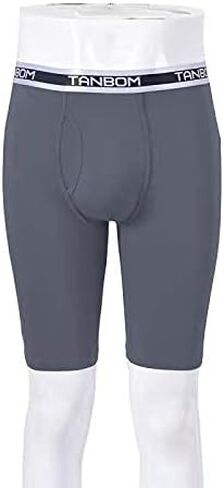 ZONBAILON Mens Underwear Bamboo Big and Tall Long Leg Boxer Briefs Men Pack M L XL XXL 3XL in Saudi Arabia