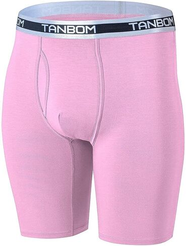 ZONBAILON Mens Underwear Bamboo Big and Tall Long Leg Boxer Briefs Men Pack M L XL XXL 3XL in Saudi Arabia