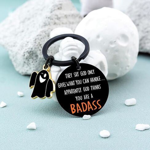 Get Well Gifts For Women Men Funny Keychain Cancer After Surgery Gifts Humor Encouragement Gift Feel Better For Sick Friends Female Men Condolences Gift For Loss Keyring Necklace in Saudi Arabia