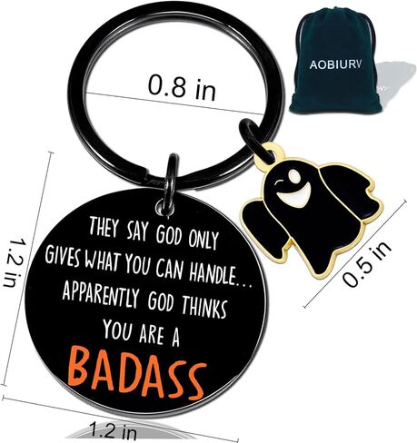 Get Well Gifts For Women Men Funny Keychain Cancer After Surgery Gifts Humor Encouragement Gift Feel Better For Sick Friends Female Men Condolences Gift For Loss Keyring Necklace in Saudi Arabia