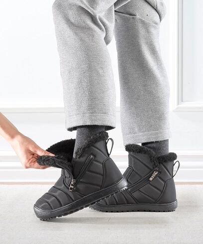 Silvert's Adaptive Clothing & Footwear Women's Extra Wide Easy Dual Zipper Winter Boot in Saudi Arabia
