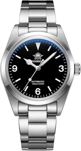 ADDIESDIVE 36mm Automatic Watch with Domed Glass Explore PT5000 Mechanical Movement AD2023 in Kuwait