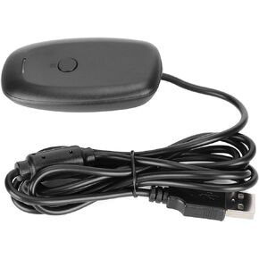 USB Gaming Receiver Adapter Gaming Controller Wireless Adapter Console for Microsoft Xbox 360 with CD ROM Driver,Provide a Wireless Experience