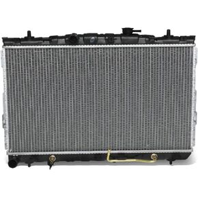DNA Motoring OEM-RA-2388 OE Style Radiator متوافق مع 01-06 Elantra 2.0L MT، 25-15/16 بوصة عرض × 14-3/4 بوصة ارتفاع × 5/8 بوصة عمق، 1-5/16 بوصة مدخل / 1- مخرج 5/16 بوصة