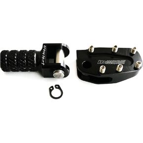 crazy sport Shift Lever Tip Brake Pedal Step Cleat Rivets Fits for SUZ-UKI DRZ 400 DRZ400 DRZ400S DRZ400SM DRZ400E DRZ250 400 400S Motorcycle Accessories (Black)