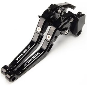 MOWOK Fits for Kawasaki Vulcan S 650 Vulcan S650 VN650 2015 2016 2017 2018 2019 2020 2021 2022 Motorcycle Accessories Extendable Folding Adjustable Brake Clutch Levers (Green)