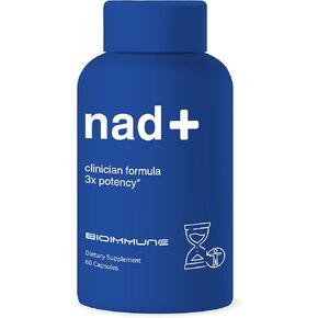 BioImmune NAD+ Supplement. Exclusive Formula w/Patent Pending RiboYOUNG™. Nicotinamide Riboside, Quercetin, Resveratrol, Betaine NRF2 Activator. Anti Aging True NAD Supplement