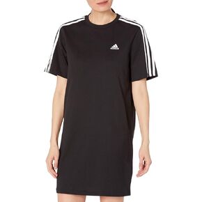 adidas Essentials 3-Stripes Single Jersey Boyfriend T-Shirt Dress