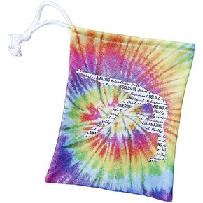 حقيبة قبضة الجمباز للفتيات من GymnasticsHQ - تصميم ثلاثي الأبعاد أنيق بصبغة التعادل مثالي لحمل أشياء الصالة الرياضية - فكرة هدية مثالية للاعبي الجمباز! in Kuwait