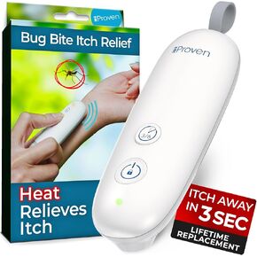 iProven Bug Bite Itch Relief Device, Chemical-Free Treatment of Insect Bites and Stings, Re-usable Swelling Healer in Kuwait