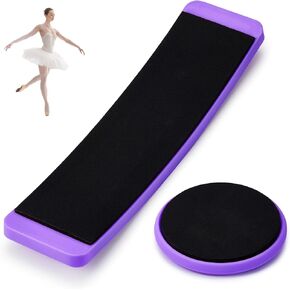 2 Pcs Portable Turning Board Figure Ice Skating Spinner for Ballet Dancers Ice Skaters Gymnasts Cheerleaders Training Improving Balance Pirouette Equipment