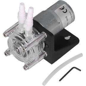500mL/min G928 Peristaltic Pump 3 Rollers Large Flow Liquid Dosing Pumps with Silicone Hose Strong Suction Peristaltic Pump(12V)