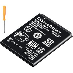 TI-84 Plus CE Battery Replacement: for Texas Instruments TI Nspire CX II - TI Nspire CX CAS II - Part No 3.7L1200SPA, P11P35-11-N01 Li-ion Battery with Tools 3.7V