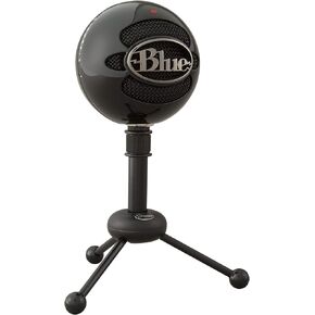 Blue Snowball USB Microphone (Gloss Black) (Renewed)