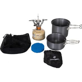 Stansport Backpack Stove, Fuel & Cook Set