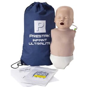 Prestan Infant Ultralite CPR Training Manikin with CPR Feedback, Medium Tone
