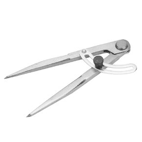 6" 150mm Divider Caliper, Stainless steel Wing Compass Metal Marking Circles, Adjustable Wing Compass Caliper for Leather Making for Woodworking Scribing