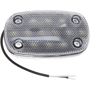 TecNiq, Inc Surface Mount 4.5"X2.5" Cool White 12 LED Dome Light - E18-WC00-1