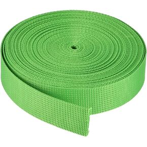 MECCANIXITY Flat Nylon Webbing Strap 1 Inch 10 Yards Black for Backpack, Luggage-Rack