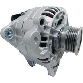 New Alternator Compatible With Volkswagen VW Golf 2.5L 2010-2014, Jetta 2.5L 2005-2014, Rabbit 2.5L 2006-2009 07K-903-023A, 0 124 525 062, 0 124 525 102