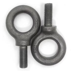 Lifting Shoulder Eye Bolt 1/2"-13 X 1" 2 Pcs, Industrial Grade Heavy Duty Forged Steel for Truck Tractor Bucket Use As Towing&Pulling Point