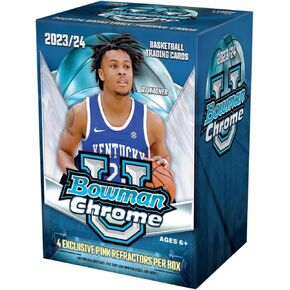 2023/24 Bowman Chrome University Basketball Value Box - 7 Packs Per Box