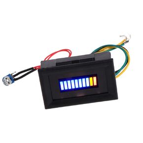 SaiDian 1Pcs 12V Universal Oil Scale Meter LED Oil Fuel Level Gauge Indicator for Motorcycle Car