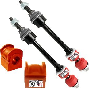 suspension dudes 4PC Front Sway Bar Links + Bushings FITS 4WD 2005-2008 Ford F-150