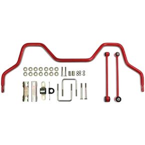 A-Premium Rear Suspension Red Steel Stabilizer Bar Link Kit, with Sway Bar End Link & Bracket & Mounting Hardware, Compatible with Toyota Tundra 2007-2021, Replace # PTR11-34070, PTR1134070
