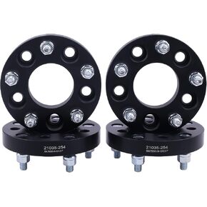 VLAOSCHI Black Forged 5x4.75 to 5x5 Wheel Adapters 1 Inch with 12x1.5 Studs Compatible with Chevy GMC 5 Lug 5x120.65 to 5x127 Adapter for Camaro Corvette Blazer El Camino S10 Jimmy Sonoma - Pack of 4 in Saudi Arabia