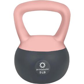 Primasole Soft Kettlebell Shook Resistance base. Anti Slip hand Kettlebell weights for Home workout Kettlebells dumbbells for strength and safety.