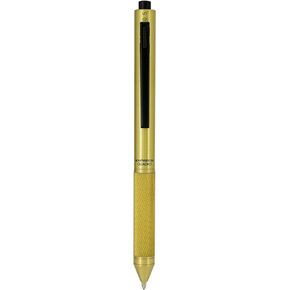 MONTEVERDE USA Quadro 4-in-1 Multifunction Pen Brass (MV35512)