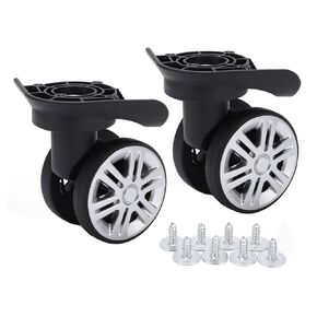 2pcs Replacement Swivel Wheels for Luggage, Mute Double Row Wheels for Repair Replace Luggage Wheels in Kuwait