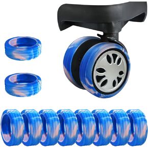 حقائب سفر محمولة من EVARسول لحماية العجلات وعجلات صندوق العربة وأغطية عجلات من السيليكون أحذية 10 قطع in Kuwait