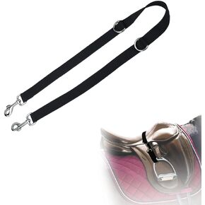 YUYUSO Stirrups Keeper No Bounce Stirrup Strap Equestrian Stirrup Keeper Hobble Straps Horse Stirrup Holder Strap Lunging Stirrup Keeper Saddle Adjuster Stirrups