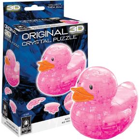 BePuzzled, Rubber Duck Original 3D Crystal Puzzle, Collect Them All, for Puzzlers Ages 12 and Up