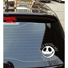 HammeredInk Little Nightmare on Board Car Sticker