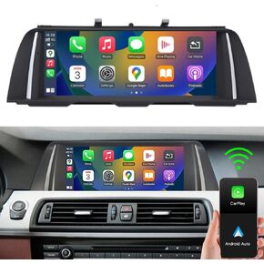 Autoabc Wireless Carplay/Android Auto 10.25 بوصة تعمل باللمس مستقبل راديو الوسائط المتعددة لسيارات BMW 5er F10/F11 2012-2016 Jahr mit NBT-System راديو السيارة يحتفظ بنظام صوت ستيريو مكبر الصوت الأصلي 1920*720