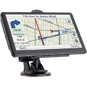 نظام ملاحي GPS للسيارة، أحدث خريطة لعام 2024، شاشة لمس 7 بوصة للسيارة GPS 256-16 جيجابايت، توجيه اتجاه الدوران الصوتي، دعم السرعة والأحمر in Kuwait