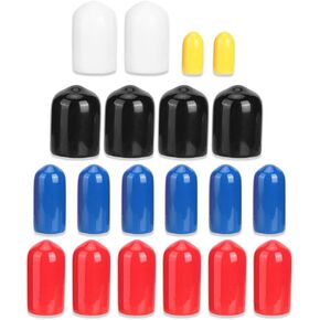 20 Pcs PVC Vacuum Line Cap 1/8in 3/16in 1/4in 3/8in 5/16in Assorted Kit Car Intake Vacuum Hose End Bung Plug Fit For, For GMC, For OLDS, For CADILLAC, For PONTIAC, For, For