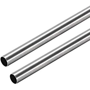 uxcell 304 Stainless Steel Round Tubing 6mm OD 0.2mm Wall Thickness 250mm Length Seamless Straight Pipe Tube 2 Pcs