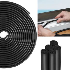 Backer Rod 1/8 Inch Rubber Caulk Saver,Foam Backer Rod for Gaps and Joints,Concrete Expansion Joint Filler,19.6 feet Length
