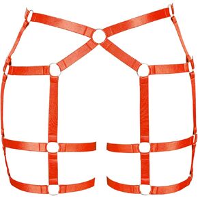Women's Body Harness Fashion Leg Garter Belt Hip Belt Plus Size Cutout Thigh Punk Gothic Carnival Christmas Wife Gift