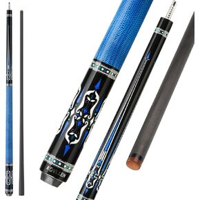 KONLLEN Carbon Fiber Pool Cue Stick Professional Cues (Full Carbon Technology Low Deflection Billiard Cue Stick,12.5mm,147cm)…