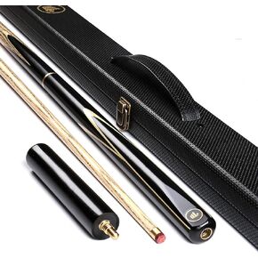 HIOD 57 Inch 19 Oz Pool Cue with 10mm Cue Tips English Handmade Snooker Cue Included Elegant Boxes, Extension Handles,