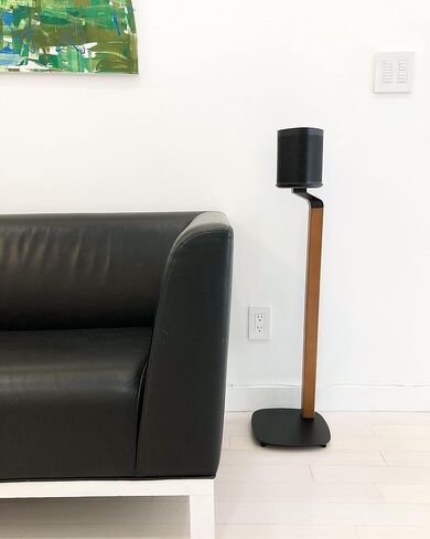 حامل أرضي فاخر من ynVISION.DESIGN متوافق مع Sonos One وSonos One SL وSonos Play:1 (أسود) in Kuwait