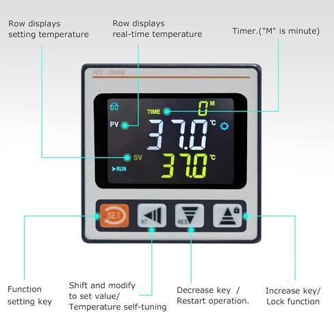 حاضنة مختبر WEST TUNE بسعة 18 لترًا للعلوم الطبية لإنبات بذور الثقافة البكتيرية، حاضنة الزواحف RT-66 درجة مئوية، حاضنة رقمية PID للتحكم في درجة الحرارة، حاضنة بيض الزواحف in Kuwait