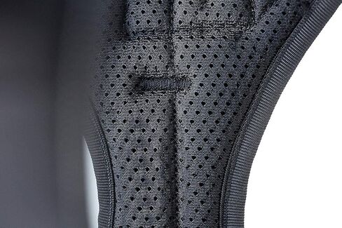 سرج Mighty Paw الرياضي - ملحق أمامي مانع للسحب - بطانة مبطنة من النيوبرين - خياطة عاكسة - خياران لمرفقات المقود - سرج مقاوم للطقس - سرج كلب قابل للتعديل (صغير جدًا، أسود) in Kuwait